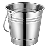 OKUMEYR 2 5 l Eiskübel aus Edelstahl mit Griff tragbarer Eiskühler...
