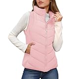Generisch Pendeln Minimalistische Stehkragen Steppweste Winter...