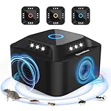 Mäuseabwehr Ultraschall Mäusevertreiber 360° Mäuseschreck Frequenz...