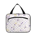 Yoogain Gingham-Hängetasche, Reisetasche mit Haken zum Aufhängen,...