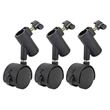Lenkrollen Set, 16 Mm Lichtständerräder, 360 Grad Drehbar mit Bremse, 3...
