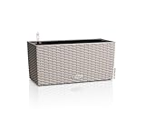 LECHUZA-Pflanzgefäß BALCONERA Cottage 40 lichtgrau, Balkonkasten mit...