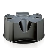 TS Exclusiv Regentonnen-Standfuß, Schwarz, Kunststoff, Rund, CISTERN, 360...