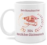 Tasse Tassen 325ml - Dein Wunschtext Abschluss 2024 Glückwunsch | Geschenk...