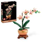LEGO Botanicals Mini-Orchidee - Kunstblumen Set - Deko fürs Wohnzimmer...