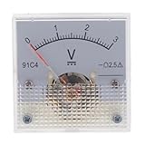 F Fityle 5x91C4 Analog Panel Spannung Gauge Meter Schaltung Prüfung...