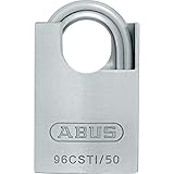 ABUS Titalium Vorhängeschloss 96CSTI/50 - leichter Schlosskörper aus...