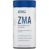 Applied Nutrition ZMA Kapseln - Zink Magnesium B6 Vitamin mit KSM-66, für...