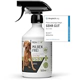ReaVET Anti Milben-Spray für Hunde, Katzen & Pferde 500ml - Milbenspray...