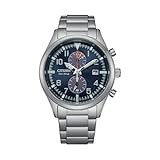 CITIZEN Herren Analog Japanisches Quarzwerk Uhr mit Edelstahl Armband...