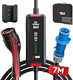 MCEVKELN Typ 2 Ladekabel CEE 7kW- EV Ladegerät Typ 2 32A| 1-Phase| 7M Mode...