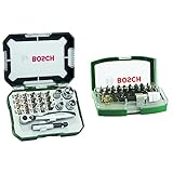 Bosch 26tlg. Schrauberbit- und Ratschen-Set (Extra harte Qualität,...