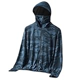 ZDSUHYIW T Shirt Herren Kapuzenjacke UPF 50 Sonnenschutz UV-Schutz...
