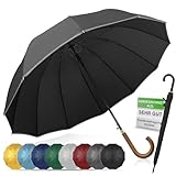 ADRIANO PORCARO® Regenschirm Sturmfest I Ø120cm Schirm I Regenschirm...
