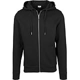 Urban Classics Herren Kapuzenjacke Basic Zip Hoodie - einfarbiges...