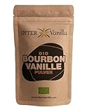 InterVanilla BIO Bourbon Vanillepulver, 25g Bourbon Vanille Pulver...