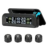 Jansite TPMS Solar-Reifendruckkontrollsystem 22-87 psi, Befestigung an...