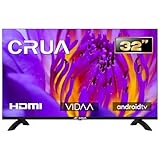 CRUA 32 Zoll (80 cm) Smart TV 2024 – VIDAA Fernseher mit HD-Display,...