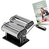 bremermann Nudelmaschine Edelstahl - für Spaghetti, Pasta und Lasagne (7...