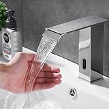 Waschtischarmaturen Sensor Wasserhahn Wasserhahn Wasserfall Armaturen für...