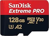 SanDisk Extreme PRO microSDXC UHS-I Speicherkarte 128 GB + Adapter &...