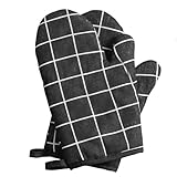 Topfhandschuhe Hitzebeständig, 1 Paar Ofenhandschuhe, Baumwolle...