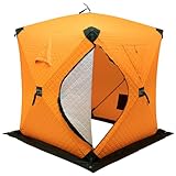 Campingzelt Outdoor, 3-lagig Isolierend 210D Oxford und Glasfaser,...