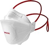 iMask 10x FFP3 Maske ohne Ventil | Einweg Atemschutzmaske | Verstellbare...