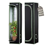 VEVOR Growzelt, 40x40x160 cm, Growzelt 600D hochreflektierendes Mylar,...