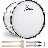 XDrum MBD-226 Marsch Bass Trommel, Fußball Pauke 26' x 12' (10,5 kg, 4...