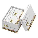 Infowerk Druckerpapier Kopierpapier 5000 Blatt 10 x 500 A4 80g Premium...