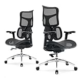 SIHOO Bürostuhl Ergonomischer-Mit Dualer Dynamischer Lordosenstütze,...