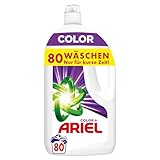 Ariel Flüssigwaschmittel, 80 Waschladungen, Color+