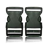 BOB-KRAFT - 2 x 30mm Steckschnalle, Steckverschluss, Kunststoff...