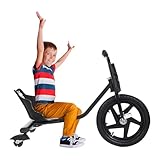 Drift Trike 90 * 68 * 60cm 80kg Vergrößerte Vorderräder Kinder Drift...