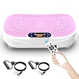 SAVEYOUR Vibrationsplatte für Zuhause - Rüttelplatte mit 120 Stufen & 5...