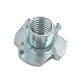 PARCO Einschlagmuttern M10x11mm, verzinkt, 100 Stück Einschraubmuttern,...