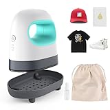 Euakee Mini Transferpresse mit 3 Heizstufen, Tragbare Hitzepresse für...