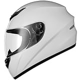 Favoto Motorradhelm Integralhelme für Erwachsene Vollvisierhelm Mopedhelm...