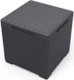 Keter Vigo Storage Box Beistelltisch Gartentisch Tisch mit zusätzlicher...