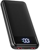 Power Bank 13800mAh, 22.5W Powerbank, Externer Handyakku Schnellladen USB C...
