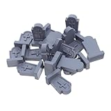 TOYANDONA 20 Stück Teiliges Miniatur Grabstein aus Harz Halloween Deko...