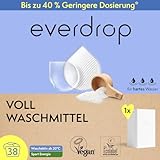 everdrop Vollwaschmittel Starter Set (38 Waschladungen + hochwertige...