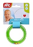 ABC Ringrassel, Babyspielzeug, mit bunten Rasselperlen, Riffelung und...