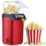 Asfrode 1200w Mini Popcornmaschine, Heißluft Popcorn Maker Gesund Ohne Öl...