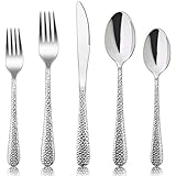 Besteck Set, HaWare 30-teilig Besteckset Edelstahl Essbesteck für 6...