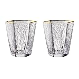 TMMLIJIPL Wassergläser, Haushalts-Trinkgläser (4er-Set) Glastasse...