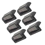 TEHAUX 6 Stück Solar Treppenlicht LED mit Abs Gehäuse Automatische...