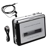 DOITOOL Tragbarer USB Kassetten Hochauflösender Cassette Tape to Converter...