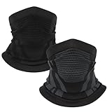 Youkly 2 Stück Schlauchschal Herren Halstuch Halswärmer Herren Skimaske...